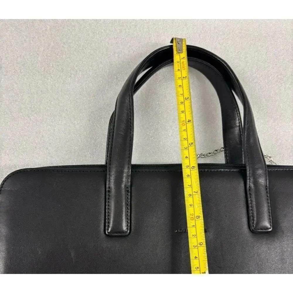 Levenger Everyday Black Laptop Bag with Handles